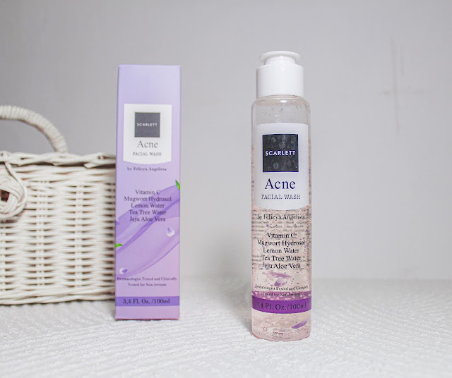 facial wash acne scarlett